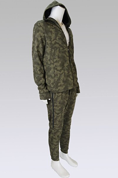 lumberjack Erkek Haki Army Aop Jogger Eşofman Altı