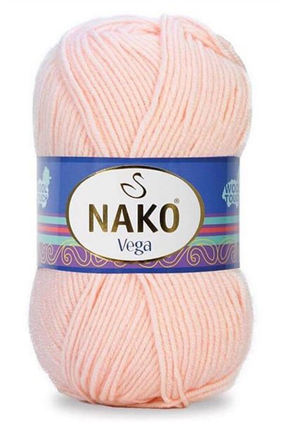 NAKO Βέγκα 1176 - 100 γρ. Πούδρα ροζ πλεκτό νήμα