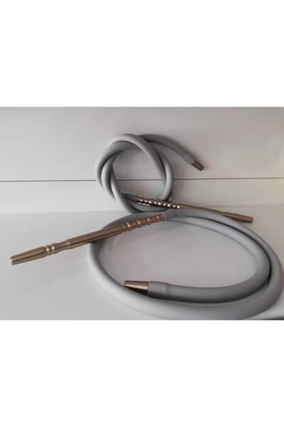 MR EDS Yumuşak Hortumlu Gri Nargile Marpucu