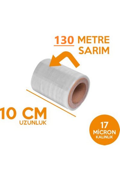 ULUMAK Stretch Film 17 Micron - 10 Cm*130 Meter 295 Grams (strec,stretch)