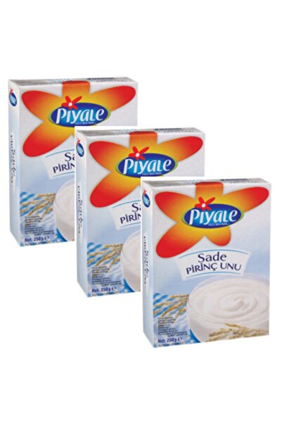 Piyale Sade Pirinç Unu 250 Gr. X 3 Adet