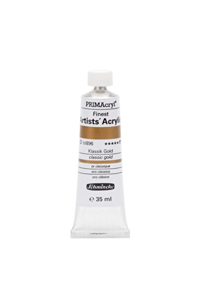 Schmincke : Primacryl : Artist Akrilik Boya : 35 Ml : Seri 2 : 896 Classic Gold