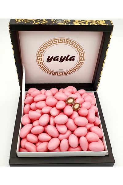 Mabel Çikolatalı Badem Draje Pembe 500gr