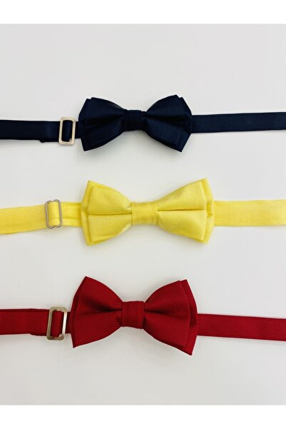 ChatonDor Erkek Çocuk Renkli Papyon Set 3'lü