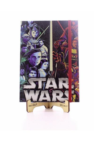 Fenny beauty غطاء صلب مرن غير مُبطن لـ Star Wars Notebook