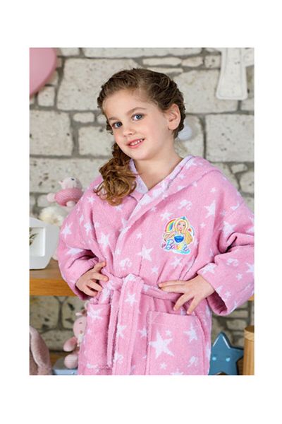 Özdilek Σετ μπουρνούζι για παιδιά Barbie Star Πετσέτα & Μπουρνούζι