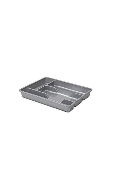 Bora Plastik Lüks Kaşıklık Organizer Gümüş Gri No:2 Bo213
