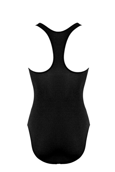 Kom Kız Çocuk Siyah Swim Mayo