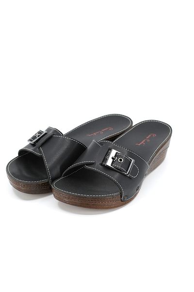 Pierre Cardin Black Women's Slippers