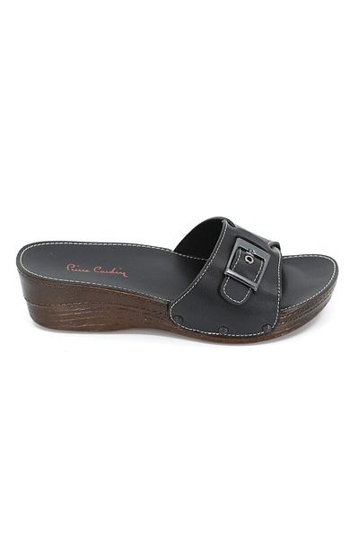 Pierre Cardin Black Women's Slippers