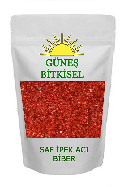 Güneş Bitkisel Saf Ipek Yağsız Tuzsuz Acı Ince Ipek Pul Biber 500 Gr