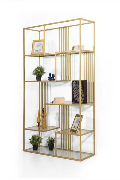 224deko Deco Gold Kitaplık