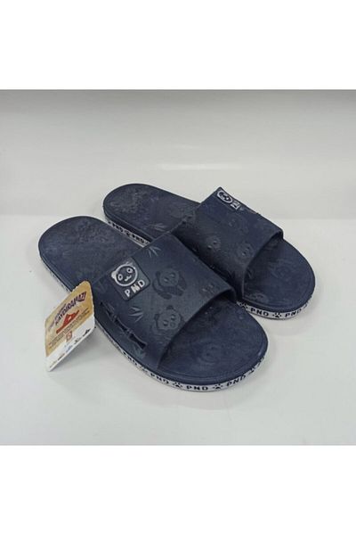 GEZER Unisex Navy Blue Daily Non-Slip Sole Slippers