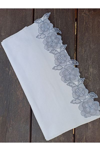 Çeyiz Bahçesi Gülşen 3D French Lace Velvet Towel 50&90