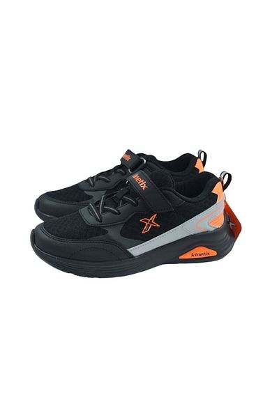 Kinetix Pantofi sport Stark J 1fx Velcro pentru copii (32-37) - Negru-k Gri - 37