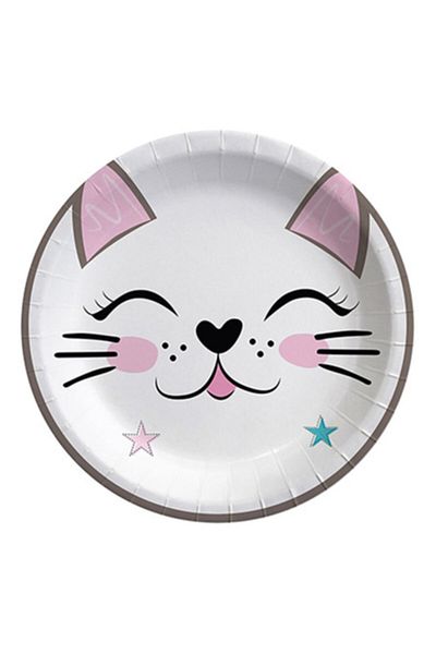 parti sürprizi Kittens Party Plate 8 Pieces