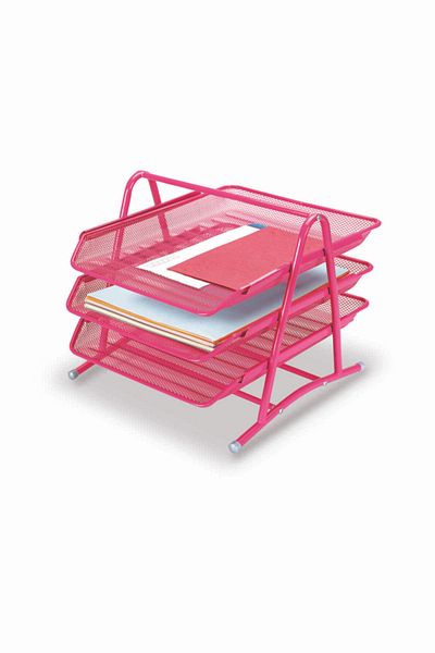 Gıpta F0003 Pink Metal Movable Document Rack
