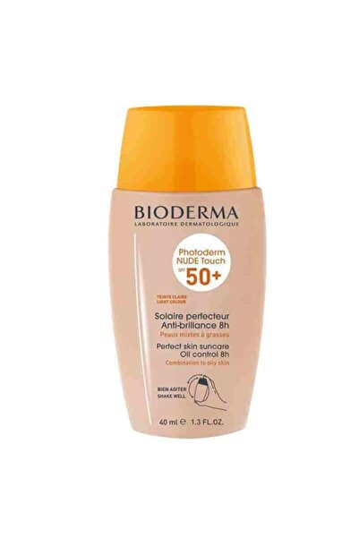 Bioderma Photoderm Nude Touch Natural Spf50+ Renkli Güneş Koruyucu 40ml