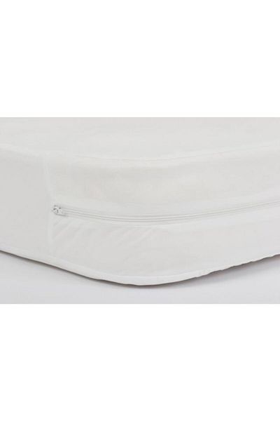 CARETEX White Zippered Liquid Proof Fullcover Bed Mattresses
