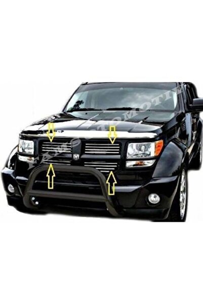 FAMS OTO AKSESUAR Dodge Nitro Krom Ön Panjur 16 Parça 2006-2012 Paslanmaz Çelik