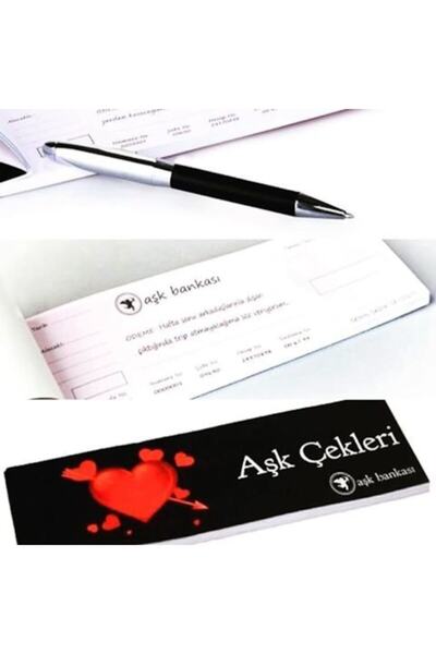 Genel Markalar Aşk Çeki Ilginç Değişik Hediye Fikri Sevdiklerinize Özel Defter
