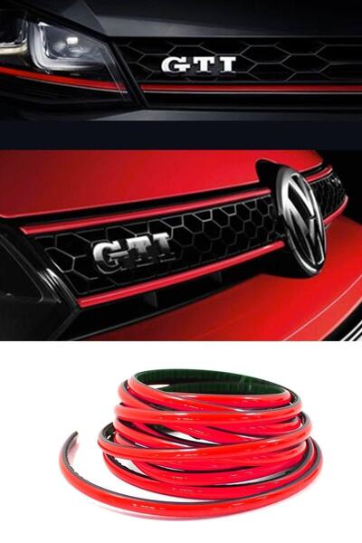 HEPVAR 3d Parlak Kırmızı Dekoratif Nikelaj Şerit Çıta 9mm X 3 Metre