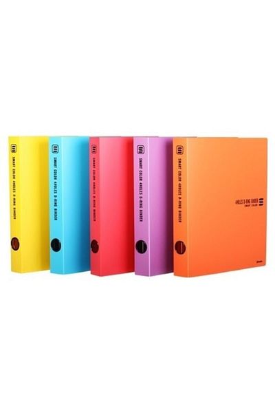 Sdk ملف ذو 4 حلقات مقاس 25 مم D 4 حلقات باللون الأصفر W1110-3