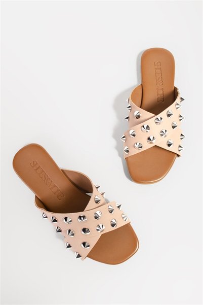 Shoes & More Kadın Pudra Terlik