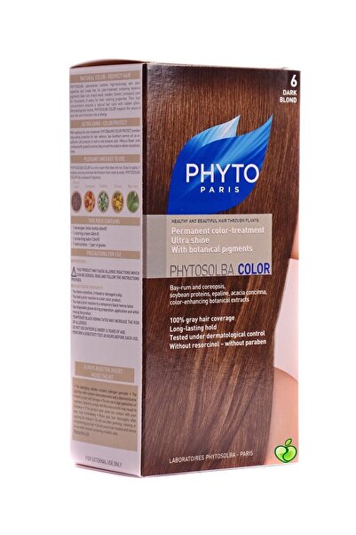 Phyto 6 Kit Dark Auburn Hair Dye 618059109621