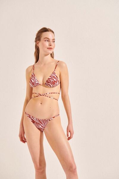 Beach&Beyond Kadın Zebra İpli Bikini Altı