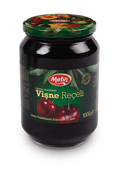METIN Vişne Reçeli 1000 gr Cam Kavanoz