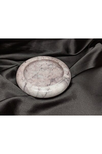 Pergamon منفضة سجائر من الرخام الحقيقي بسمك 3 سم بتصميم ريترو