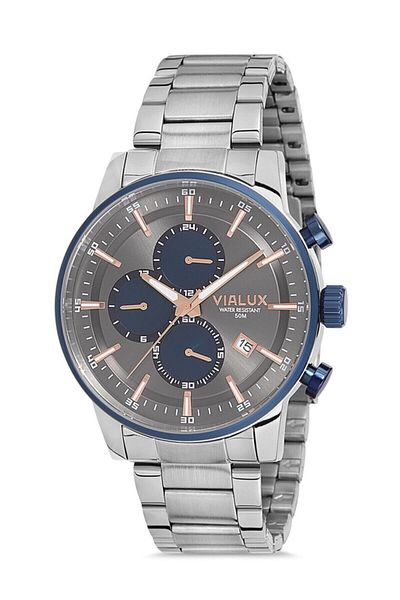 Vialux Men's Gray Vx513t-05sr Model Wristwatch