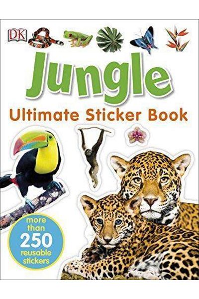 Dorling Kindersley كتاب ملصقات الغابة النهائي