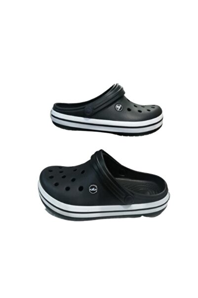 Akınal Bella Ak0775-01 صندل شبشب طبي باللونين الأسود والأبيض للجنسين