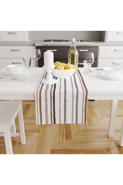 LUX VIE Runner 40*140 εκ. Διακοσμητικό μοτίβο εμπριμέ υφασμάτινο τραπεζομάντιλο Runner