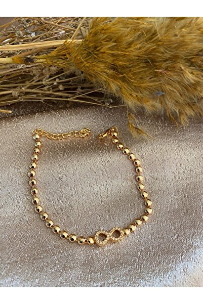 Markiz Takı Kadın Top Zincir Sonsuzluk Halhal