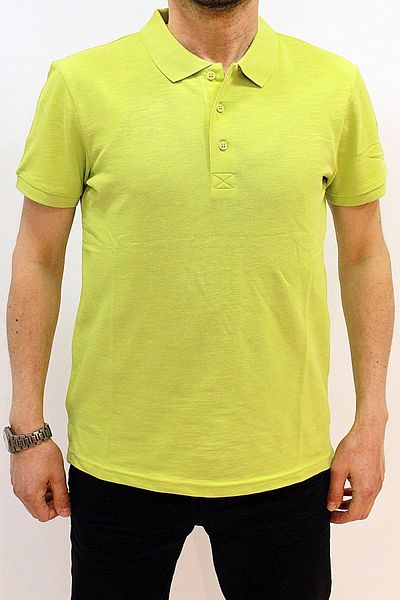 Cazador Ανδρικό μπλουζάκι Jazz 4202 Polo Neck Slim Pique Apple Green