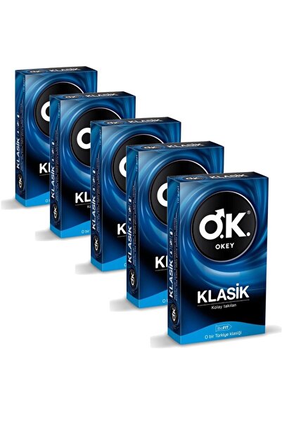 Okey Klasik Kolay Takılan Prezervatif 50'li