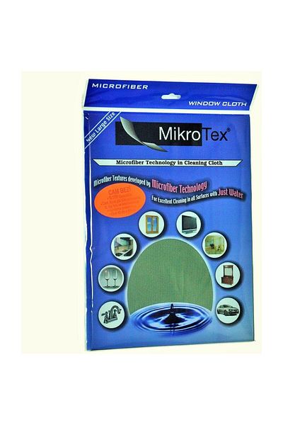 Mikrotex Microfiber Glass Cloth and Cleaning Cloth 40x50 CmGreen