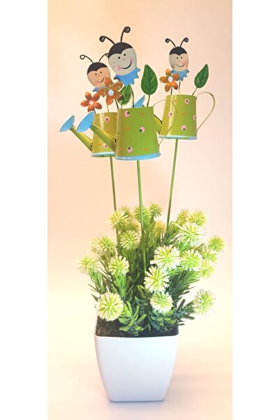 freeshopxl Çiçek Desteği, Metal Sulama Çiçek Desteği, Arı Maya, Menekşe, Gül,...