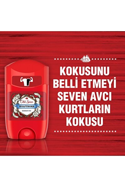 Old Spice Deo Stick 50 ml Wolfthorn x 6 Adet