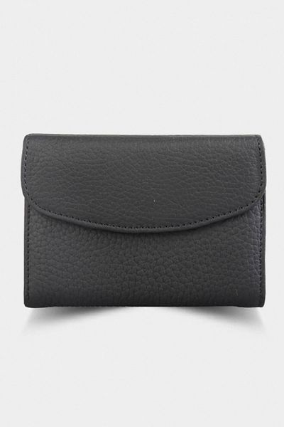 GUARD Black Matte Women's Wallet with Coin