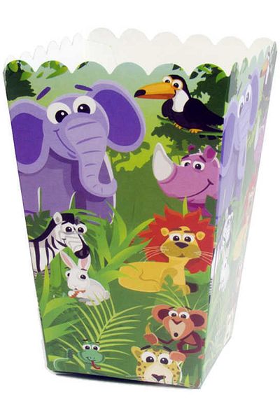 Hayaller Dükkanı Safari Cute Animals - Corn Chips Box P10