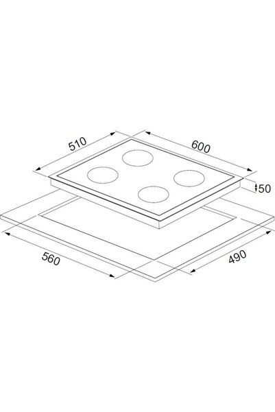 Alveus Vitro 614 Siyah 2'li Ankastre Set
