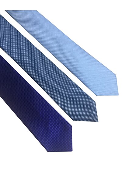 Tezgah İstanbul مجموعة منديل ربطة عنق باللون الأزرق الداكن والأزرق الفاتح والأزرق الفاتح