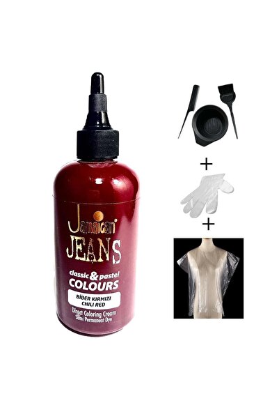 Jamaican Jean's Color Saç Boya Seti Biber Kırmızı Depa1011