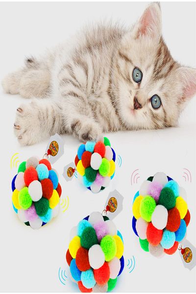 HEKİM PET Pompom Rattle Cat Toy 1 Piece