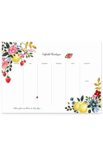 Paper&More Lemonberry A4 Masaüstü Haftalık Planlayıcı