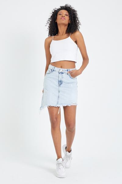 cracpot Mavi Etek (KEMER DAHİL)